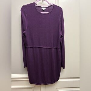 Women’s sweater tunic with side vents